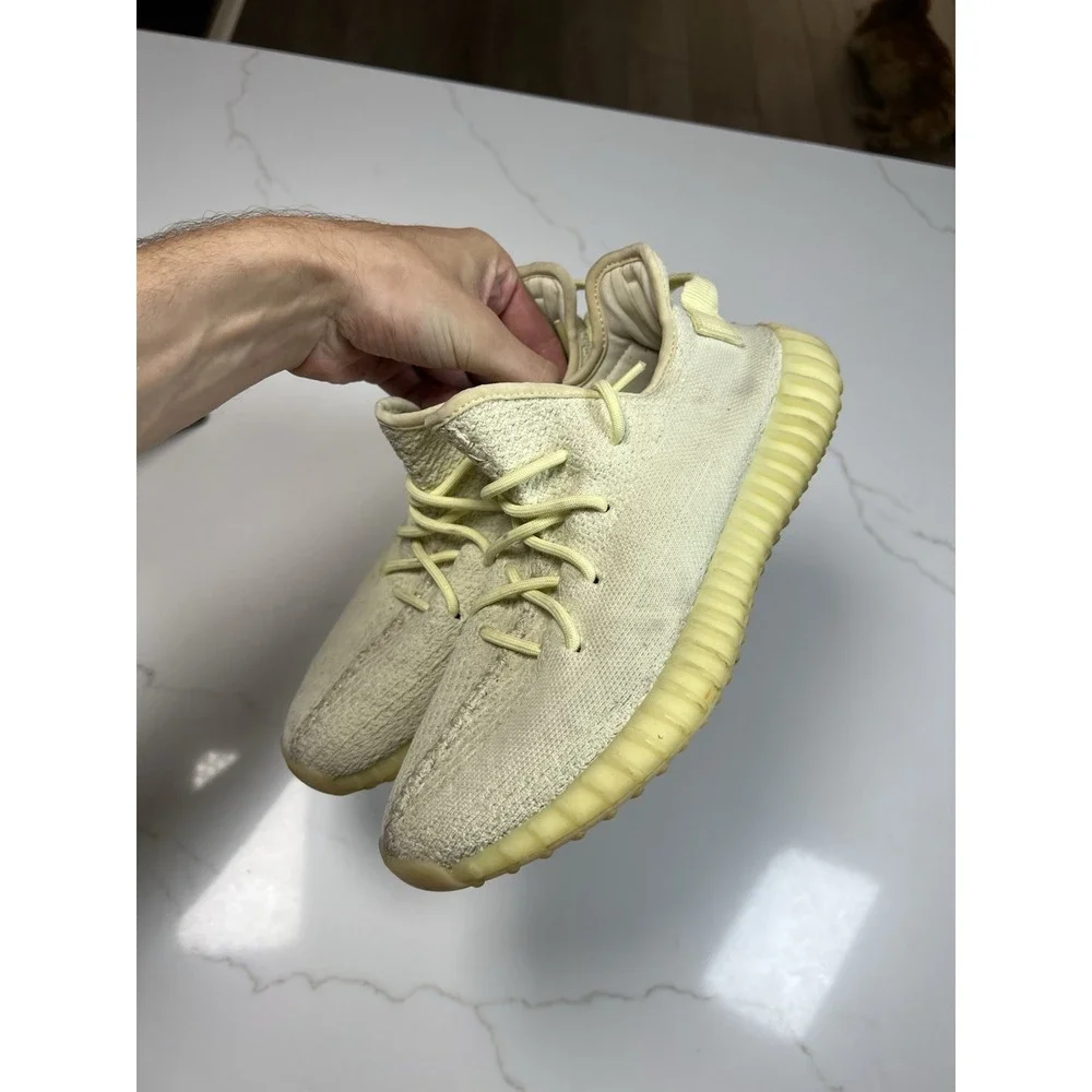 Adidas Yeezy Boost 350 V2 Mens Butter F36980 Pale Yellow Sneakers Size 8